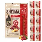 SHELMA kassimaitsed veise lihaga, teraviljavabad, 10 pakki 3 x 5 g