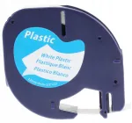 Plastiklint DYMO LetraTag, valge, 12 mm x 4 m