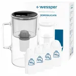 Vee filter kann Wessper D2 BOROSILICATE 3 l must 5 filtriga