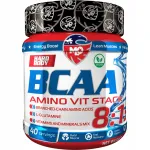 Aminohapped BCAA 8:1:1, L-glutamiin, multivitamiinid, troopiliste puuviljade maitsega