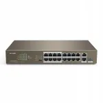 IP-COM F1118P-16-150W l&uuml;liti, 16 FE PoE porti, 2 GE porti, SFP