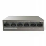 Tenda TEF1106P-4-63W v&otilde;rgu l&uuml;liti, 6xFE, 4xPoE