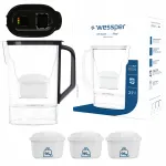 Wessper D3 SLIM FutureFlow LED veefiltri kann nelja Wessper filtriga