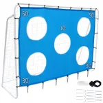 Jalgpalli v&auml;ravad tabamismatiga, metallist, 213x152 cm, lastele