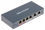 Hikvision DS-3E0106HP-E v&otilde;rgukommutaator, 4 PoE porti