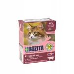 Bozita m&auml;rg kassitoit veiselihaga želatiinis, 370 g, loodusliku koostisega