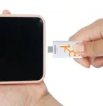 USB m&auml;lupulk Philips Click 128GB, USB-C 3.2 Gen 1, oranž