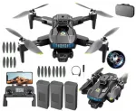 Droon XT505 WiFi kaameraga, GPS, 3 akut, takistuste v&auml;ltimine