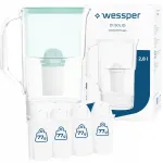 Vee filter Wessper D1 SOLID 2,8 l, piparm&uuml;ndiv&auml;rv, 5 filtriga
