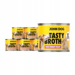 JOHN DOG puljong kassidele ja koertele kalkunilihaga, 6 x 140 g
