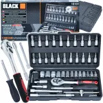 Mustriliste mutriv&otilde;tmete komplekt BLACK 46 tk 1/4