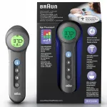 Kontaktivaba meditsiiniline termomeeter BRAUN BNT400, must