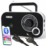 K&ouml;&ouml;giraadio Retro Bluetooth USB SD 230V R6 patareidega antenniga