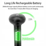 K&auml;eshoitav 1D/2D/QR v&ouml;&ouml;tkoodilugeja BT+2.4G traadita 5U