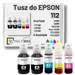 EPSON 112 tindikomplekt, 5 tk (2 musta, CMYK), L11160, L15150, L6460, L6490, L6550