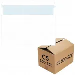 Isekleepuvad C5 &uuml;mbrikud, 80 g, 500 tk, eEnvelopes