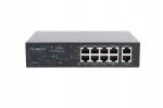 Vidiline VIDI-F0820FB v&otilde;rgul&uuml;liti, 8x 100Mb/s PoE, 2x 100Mb/s uplink, 120W