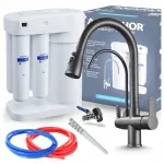 AQUAPHOR MORION RO-101S p&ouml;&ouml;rdosmoosfilter kolmetee k&ouml;&ouml;gisegistiga