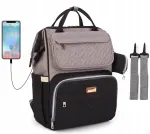 LEQUEEN 5in1 USB-ga ema organiseerijaga seljakott vankrile