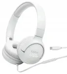 Juhtmega k&otilde;rvaklapid JBL Tune 520C USB-C valged