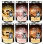 Wild Freedom Kitten m&auml;rgtoit kassipoegadele, 6 x 400 g, erinevad maitsed