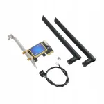 Traadita v&otilde;rgukaart PCIe, WiFi 2.4G/5G, Bluetooth 4.0, 1200 Mb/s