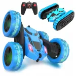 Puldiga juhitav akrobaatiline 4x4 RC auto 2in1