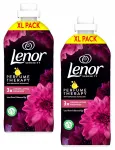 LENOR Parfumelle Diamond Lotus Flower pesupehmendaja, 2 x 1,2 l, 96 pesukorda