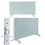 Klaasist elektriradiaator Silvercrest, valge