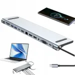 Adapter HDMI ja Type-C pistikuga, 12-in-1, universaalne arvutitele