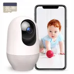 Laste IP-kaamera NOOIE 2K, WiFi, 360&deg;, &ouml;&ouml;vaade, t&ouml;&ouml;tab Alexa-ga