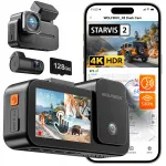 WOLFBOX X5 3CH 4K HDR GPS WiFi STARVIS2 128GB Night Vision videoregistraator