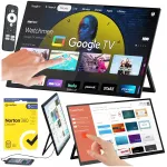 Kaasaskantav 18,5" puutetundlik monitor GOOGLE TV ZEUSLAP NORTON