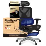 B&uuml;rootool FLEXISPOT Ergox, 5D reguleerimine, kohanev lumbatugi, v&otilde;rkudel seljatugi, 135&deg; kaldus