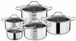 TEFAL roostevabast terasest pottide komplekt, 10-osaline, sobib induktsioonile