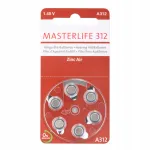 Kuuldeaparaadi patareid MASTERLIFE PR41 (312), 1,45V, 6 tk