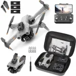 Kokkupandav FPV 4K droon takistuste v&auml;ltimise funktsiooni ja akudega