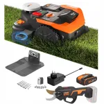 Worx Vision Cloud RTK V-SLAM mururobott, 650 m&sup2;, l&otilde;ikuriga, juhtmeta
