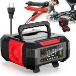 Aku laadija LiFePO4 LCD-ekraaniga, 12V 15A / 24V 8A