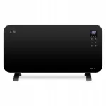 Klaasist k&uuml;te TCP Smart, 2000 W, must, rakendusega, WiFi, 2 k&uuml;tte režiimi, h&auml;&auml;ljuhtimine