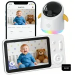 IP-videokaamera laste j&auml;lgimiseks WiFi, 2K, p&ouml;&ouml;rlev objektiiv, 64 GB m&auml;lukaart