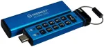 USB-m&auml;lupulk Kingston IronKey Keypad 200C 128 GB, USB 3.1 Type-C, sinine