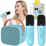 Juhtmevaba Bluetooth karaokek&otilde;lar 2 mikrofoniga