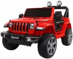 Laste elektriauto JEEP WRANGLER 4x4, nahkistme ja EVA ratastega