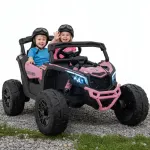 Elektriline laste maastur MAVERICK 4x4, roosa, LED-tuled ja helid