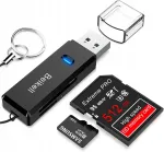 USB 3.0 SDXC SDHC MMC 5 Gbps metallist kaardilugeja macOS Windows jaoks