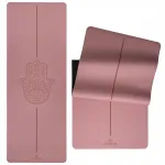 PREMIUM NEW PU joogamatt kummimikrokiududega Hamsa ROSEWATER, 4 mm