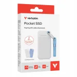 V&auml;line SSD-ketas Verbatim Pocket SSD Summer Edition, 2TB, valge