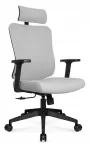 Ergonoomiline p&ouml;&ouml;ratav kontoritool Hell's Chair HC-1041, hall, kangas