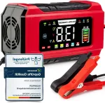 Autolaadija 15A 12V/24V LCD-ekraaniga, remondi- ja hooldusrežiimiga